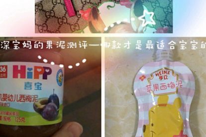 婴儿果泥哪个品牌好？谁能推荐几款？-1